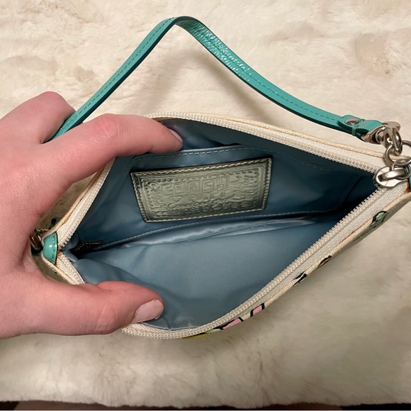 Coach Poppy Colorful Wristlet - Picture 5 of 9